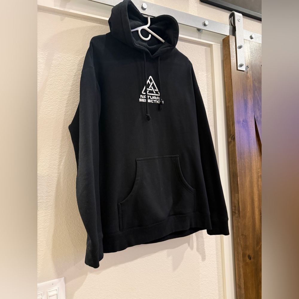 Black Hoodie with Natural Selection Logo